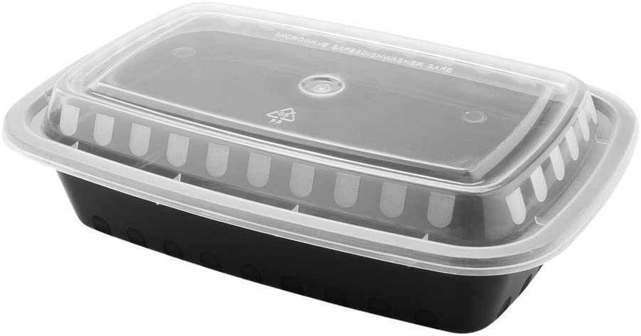 4 16 oz. Recycled Plastic Square Container, Clear, 480 ct.