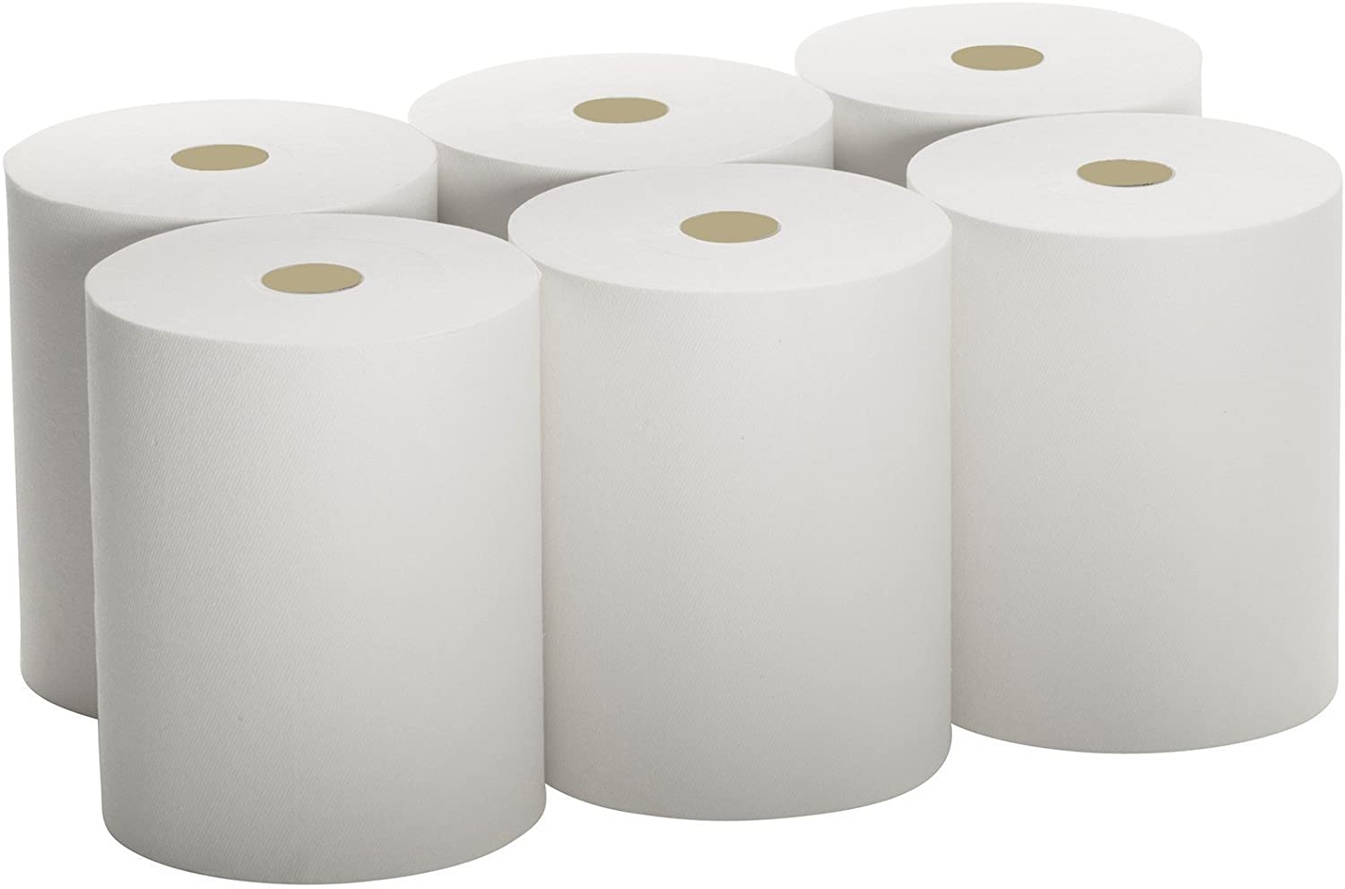 Paper Towel Rolls, Dispenser, 8" & 10"x800', Bulk, 6 rolls per case