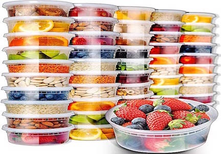 Storage Containers, 8oz-32oz, Home, 48 containers per case