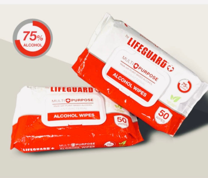 Alcohol Sanitizing Wipes, Bulk, 50 wipes in each pack, 36 packs per case