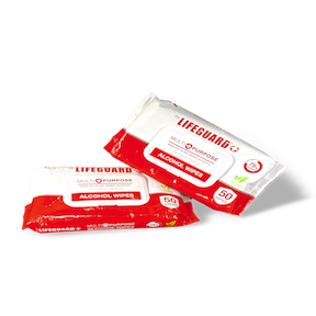 Alcohol Sanitizing Wipes, Home, 50 wipes in each pack, 4 packs